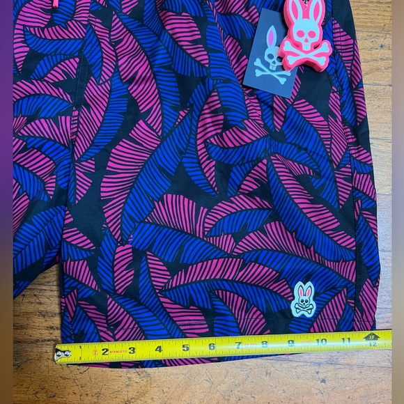 NWT PSYCHO BUNNY MENS CARDEN SWIM SHORTS Men's XL ACP Lined - Picture 10 of 10